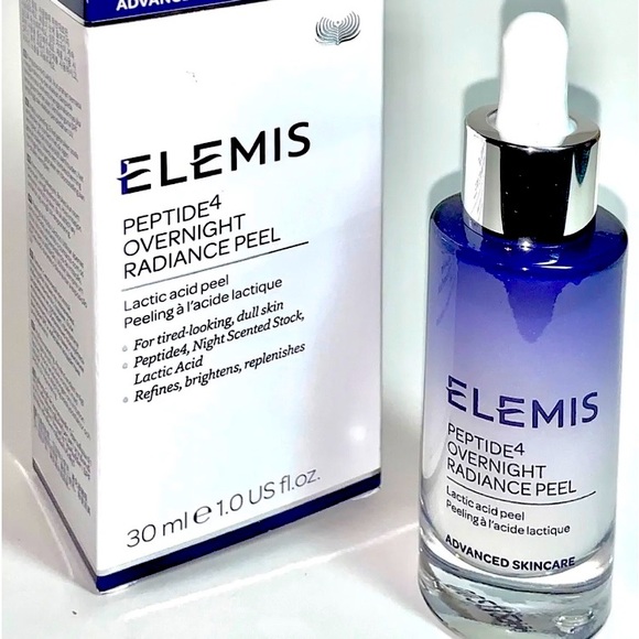 ELEMIS Other - NWT ELEMIS Peptide4 OVERNIGHT RADIANCE PEEL Lotion Serum w exfoliating AHAs